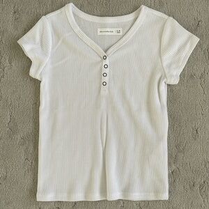 Girls Abercrombie Henley shirt